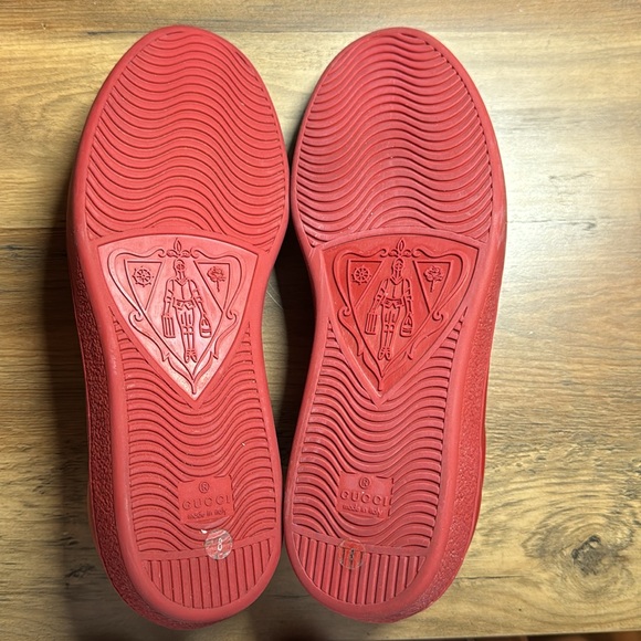 Gucci red Ace sneakers. NIB! - Picture 6 of 10